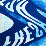 Fresh. Cyanotype on Cotton. 10.5x16.5 NICK FURY 2010